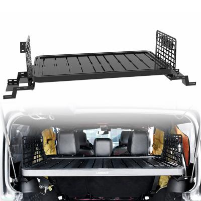 China Jeep JK Car Interior Rack Extrusión de aluminio fuera de carretera Interior Estante en venta