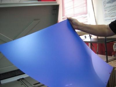 China 0.3mm thick CTP Thermal Plate Blue Aluminum Printing Plates for color printing for sale