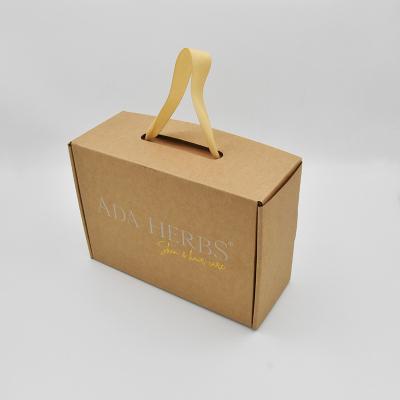 China Customized E Flute Corrugated Mailer Boxes Two Sides With Full Size Silver Foil Logo for sale