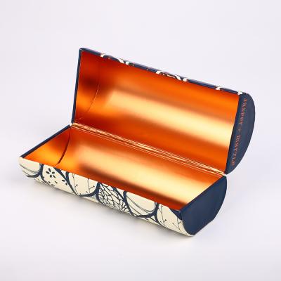 China One Piece Luxury Gift Boxes 70mm Cardboard Tube Matt Metallic Printing for sale