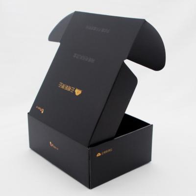 Chine Les boîtes ondulées noires d'annonce cardent l'expédition de papier pour petit électronique de routeur à vendre