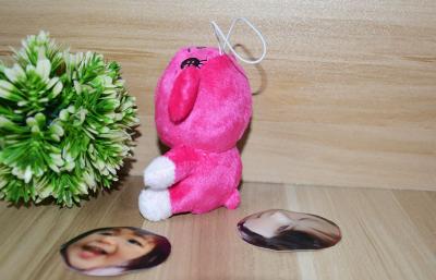Chine Les poupées du visage 3D du cadeau 10CM de Saint-Valentin ont bourré l'ours pourpre de jouets de masque de photo de peluche à vendre