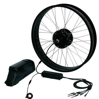 China 48v 1500w CE cheap electric bike kit with tube battery for sale