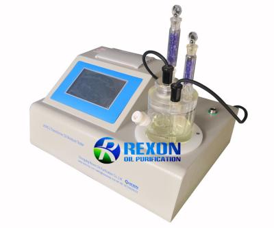 China Rexon Automatic Oil Moisture Tester for Transformer Oil Lube Oil Moisture Content Detection for sale