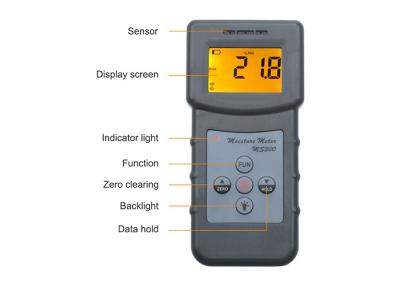 China 4 Pin Digital Handheld Moisture Meter , Concrete Humidity Meter High Precision for sale