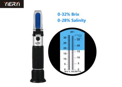 China Aluminum Digital Brix Refractometer Lightweight With Copper Construction 0-32% Brix for sale