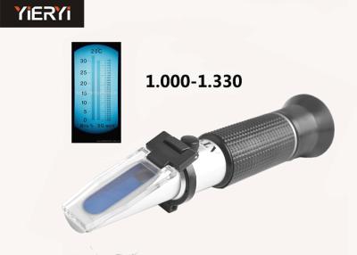 China Laboratory One Beer Refractometer , Specific Gravity Refractometer 0~32% Brix for sale
