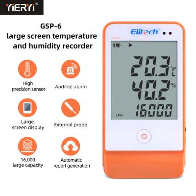 China GSP 6 USB Temperature Humidity Data Logger Recorder For Refrigerated Cold Chain Transport for sale