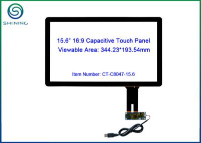 China RS232 / I2C 15.6 Inch Touch Screen Panel Projected Capacitive 16:9 Aspect Ratio for sale
