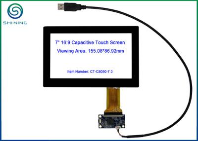 China Computer USB Touch Screen Overlay PCAP I2C Touch Panel With ILI2511 Controller for sale