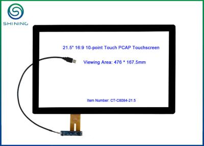 China Custom Industrial PC USB Touch Screen Panel 21.5 Inch With 3mm Front Glass for sale