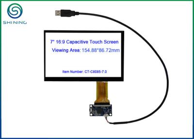 China Capacitive Multi 7 Inch USB Touch Screen Panel For Innolux AT070TN92 AT070TN93 for sale