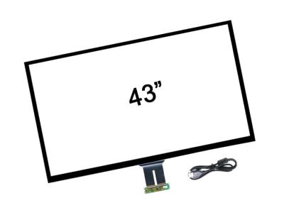 China 43 Inch Multi Touch PCAP Touch Screen Sensor Strengthened cover glass for sale