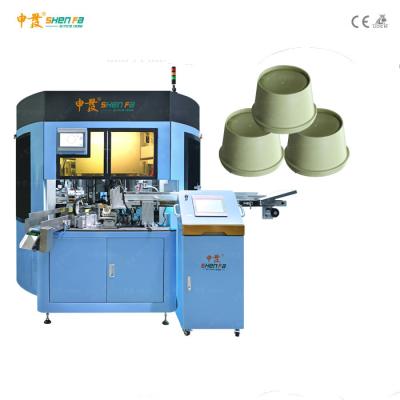 China Impresora automática tricolor de la pantalla para la botella de acrílico de los tarros en venta