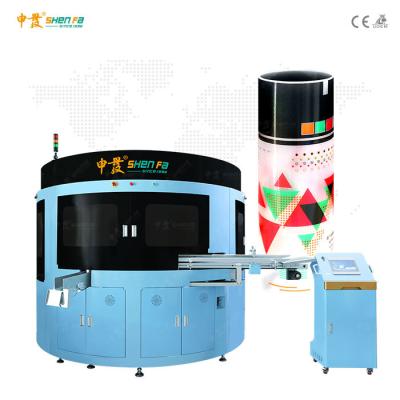 China Centrifugal Tube 4 Color Automatic Screen Printing Machine With Varnishing for sale
