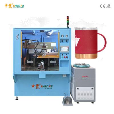 China 400pcs/h Double Color Semi Auto Screen Printing Machine For Cups for sale