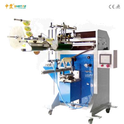 China 1.5KW Semi Automatic Square Round Bottle Labeling Machine for sale