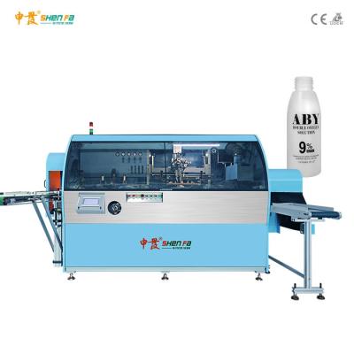 China 80pcs / Minute Automatic Screen Printing Machine For Round Food Bottle for sale