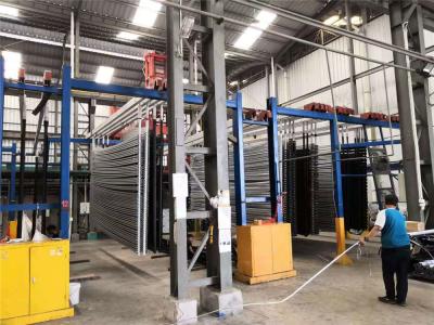 China Aluminum Modular Anodizing Line Process With Manual Racking System for sale