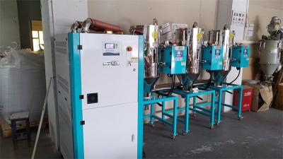 China ISO Standard Dehumidifying Hopper Dryer Capacity 40-16000L 4-40 Kw Heat Power for sale