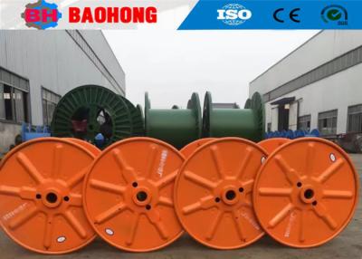 China Single Layer Power Cable Spool Steel Wire Reel Large Loading Good Dynamic Balance for sale