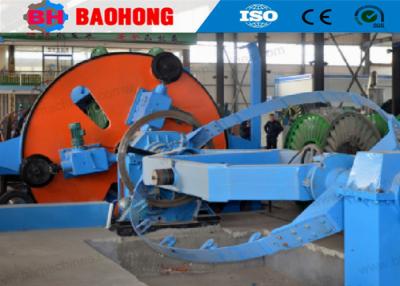 China Wire Rope Skip Type Stranding Machine , Electric Cable Wire Making Machine for sale