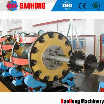 China PLC Control Steel Wire Armouring Machine 100% Back Twist for sale