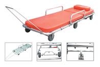 China New Design Aluminum Alloy Automatic Loading Wheeled Emergency Ambulance Stretcher en venta