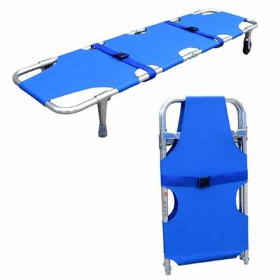 China Lightweight Patient Transport Stretcher Aluminum Alloy Stretchers, Medical Emergency Stretcher Bed for sale