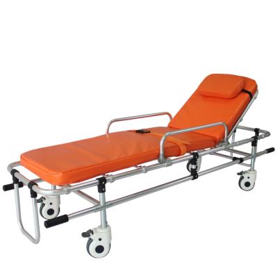 China 190 X 55 X 50cm Folding Ambulance Stretcher 80 Deg For Patient Transfer First Aid for sale