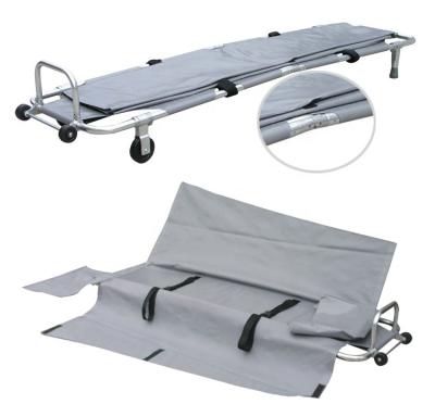 China Folding Rescue Stretcher with Fixed Body Bag 220 X 55 X 15 Cm 95cm for sale