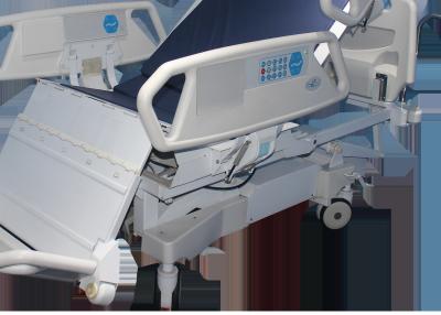 China Cama de hospital eléctrica llena de cuidado con el colchón superior de la espuma y medios los carriles incluidos en venta