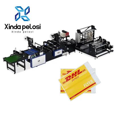 China Adhesive Tape Side DHL Courier Bag Making Machine 260pcs/Min PLC Control for sale