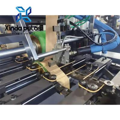 China 35~40pcs/min Saco de papel de compras Máquina de fabricação de punhos de papel de alta performance à venda