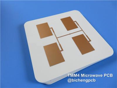 China Rogers TMM4 PCB 2-layer 25mil microwave material for strip-line and micro-strip applications for sale
