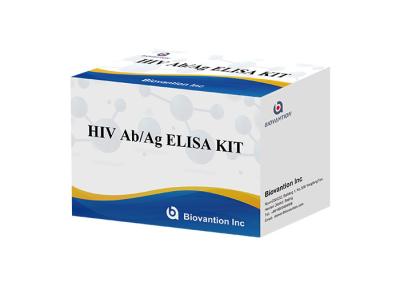 China ISO13485 HIV Ab Ag Test Hiv 4th Generation Assay ELISA Kit 60 Minutes for sale