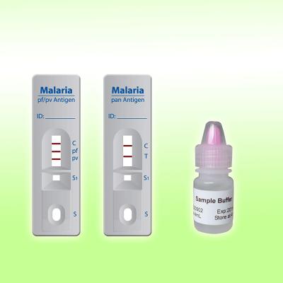 Chine Essai rapide de carte d'antigène de malaria d'essai d'or colloïdal de carte d'essai de la malaria ISO13485 à vendre