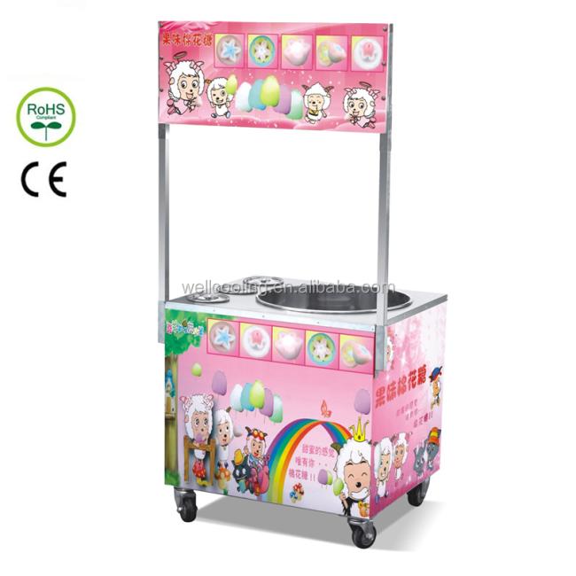 Industrial Snack Equipment High Efficiency Marshmallow Sugar Cotton Candy Machine