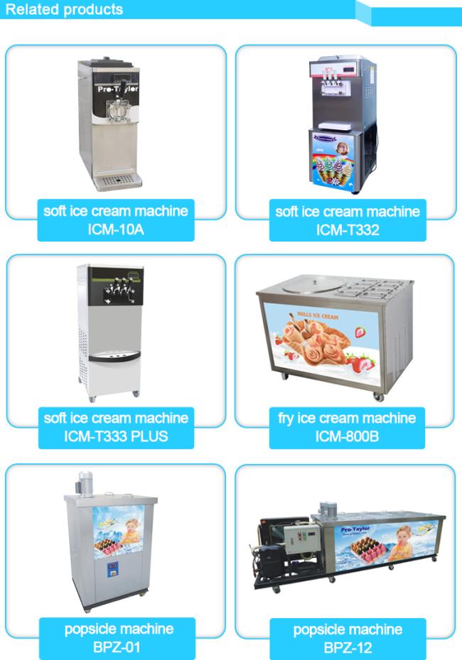 Ice Cream Cone Baking Machine CE Stainless Steel Pizza Cone Making Machine