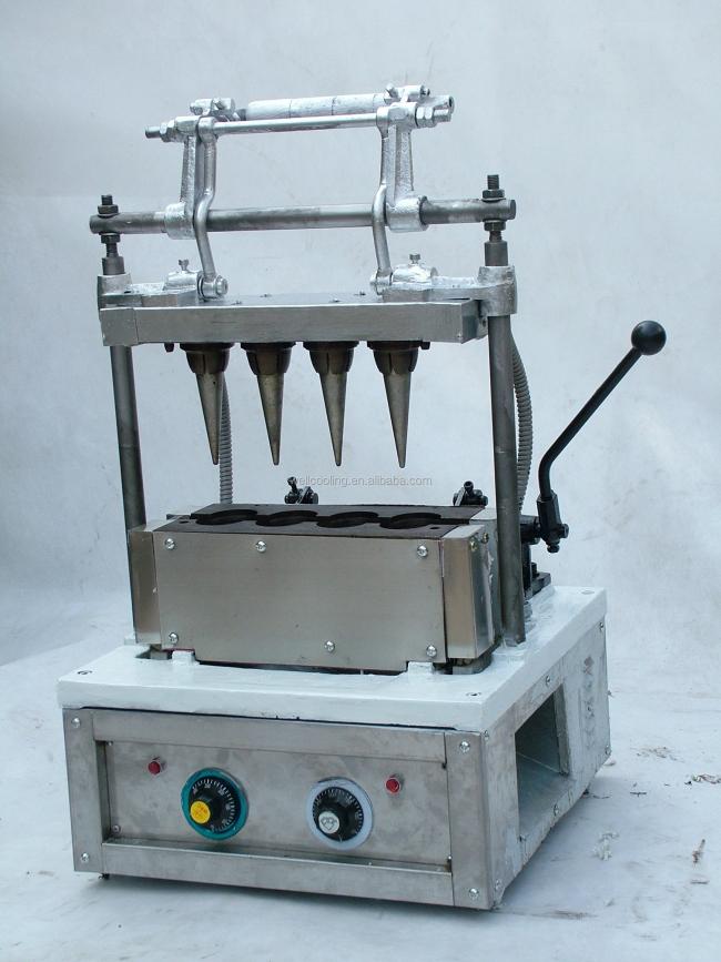 High Quality Ice Cream Waffle Cone Maker / Rolled Sugar Pizza Donut Ice Cream Cone Machine Price