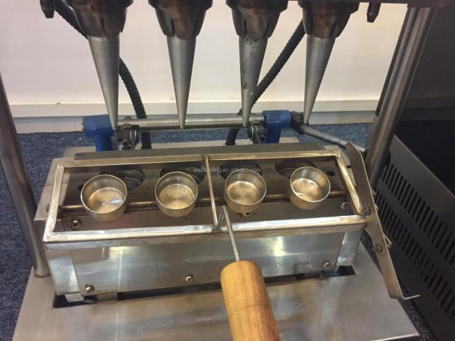 High Quality Ice Cream Waffle Cone Maker / Rolled Sugar Pizza Donut Ice Cream Cone Machine Price