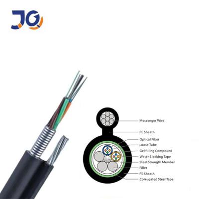 China Figura 8 Cable de fibra óptica 24 48 Cable de fibra óptica de núcleo OFC Aerial 96 Cable de fibra de núcleo en venta