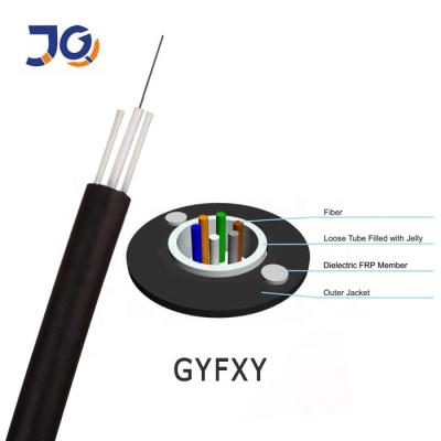 China GYFXY MDPE 5.5mm Unit Tube Non Armored Fiber Optic Cable for sale