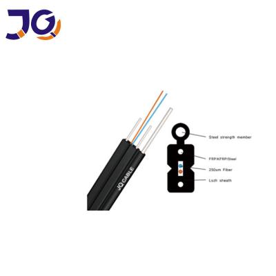 China G657A2 Self Supporting 2 4 Cores FTTH Fiber Optic Drop Cable for sale