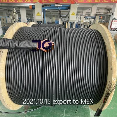 China GYTS 144 Cores Microduct Fiber Optic Cable Armored for sale