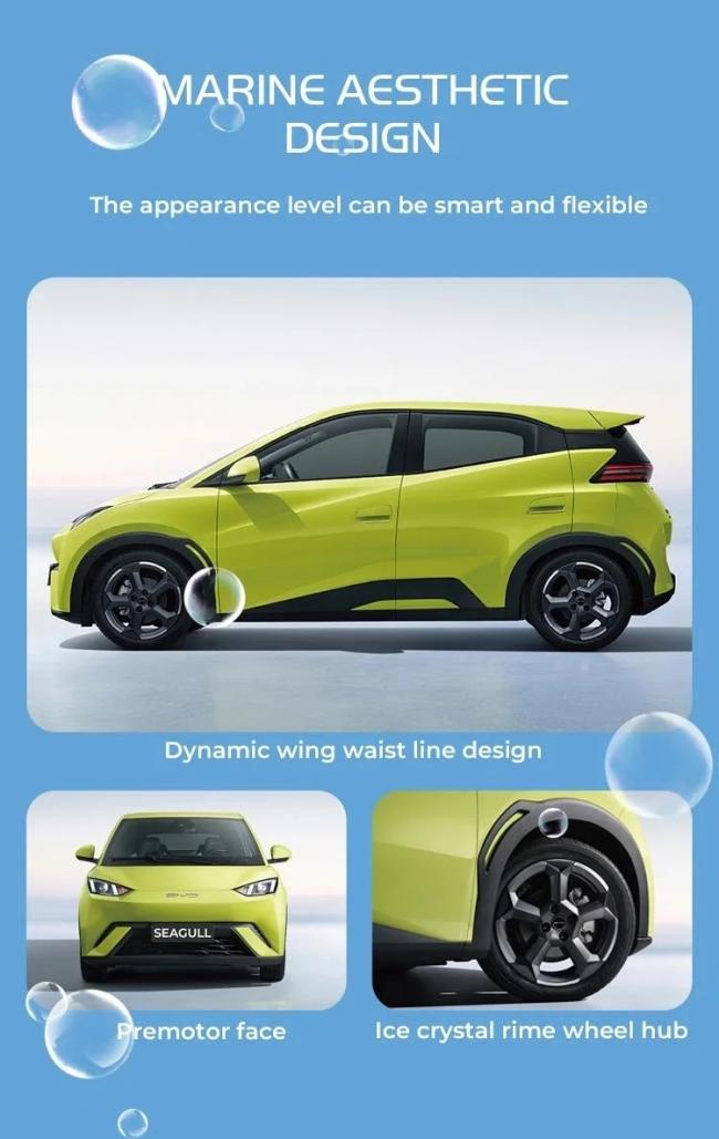 Hot Selling Byd Seagull 305km Small Car New Energy Vehicle EV Electric Car