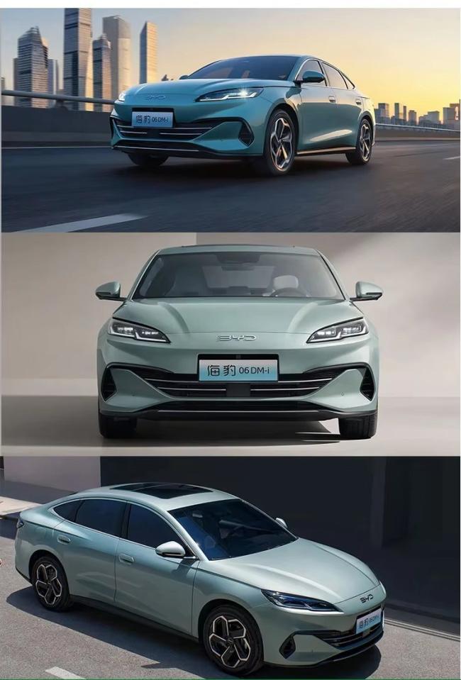 Byd Seal 06 Dmi Plug in Hybrid Electric Sedan New Energy Vehicle 80km 120km Range Byd Seal 06 Dm-I