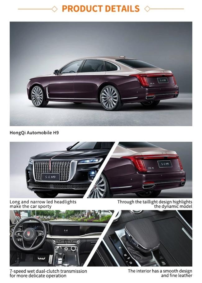 2023 New FAW Hongqi H9 Fuel Vehicles 3.0t DCT Automatic Sedan Gasoline Car