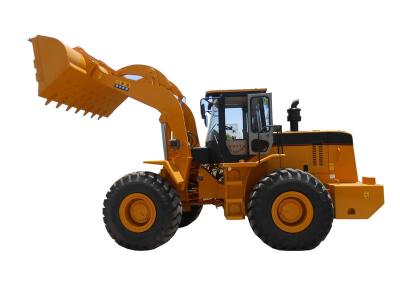 China WY955 5 Ton Wheel Loader 3m3 Weichai Engine Small Front End Loader Orange for sale