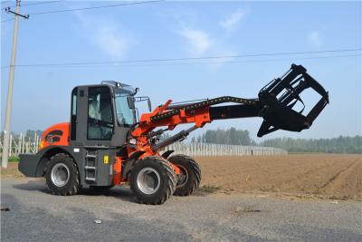 China 2ton  0.8m3 bucket telescopic boom wheel loader with max lifting height 5100mm for sale